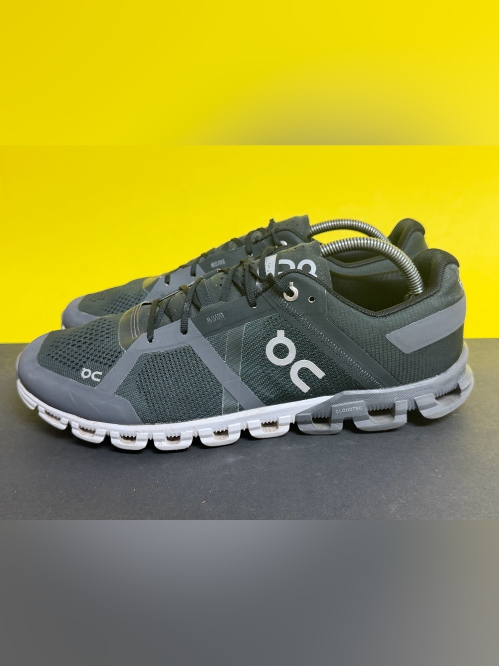 Size 12 - On Cloudflow Black Asphalt Men’s Running Shoes